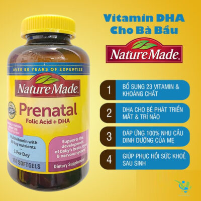 Viên uống bổ sung DHA Nature Made Viên uống bổ sung DHA Nature Made